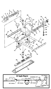 Figure 0 Diagram and Parts List for CP7268  Chicago Pneumatic Sander